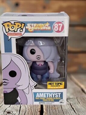 Funko Pop! ~ Steven Universe Amethyst #87 Glow In The Dark Hot Topic Exclusive